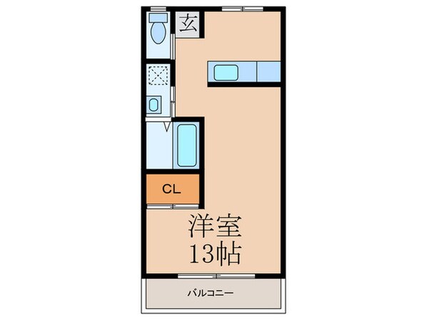 マンション朝霧１号館の物件間取画像